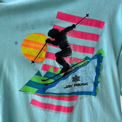 1987 Jay Peak Vermont Skier Long Sleeve Shirt - a good one!