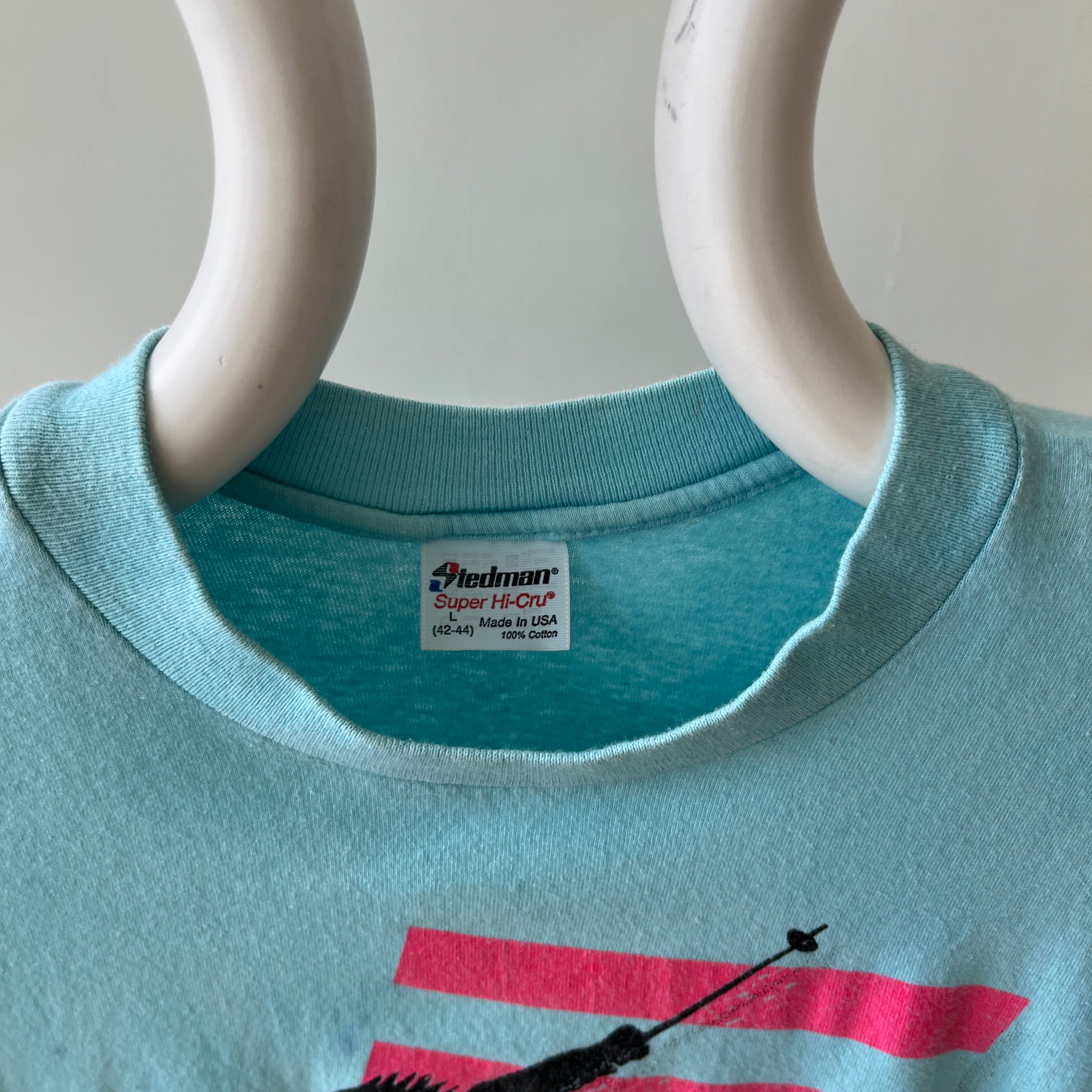 1987 Jay Peak Vermont Skier Long Sleeve Shirt - a good one!