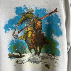 1980s SUPER DUPER STAINED SKI TEXAS SWEATSHIRT