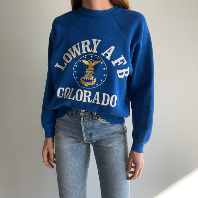 1980s Lowry AFB Colorado US Air Force Sweatshirt by Artex