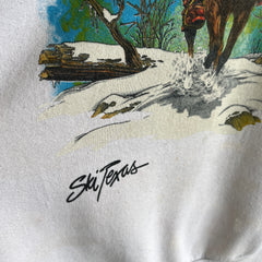 1980s SUPER DUPER STAINED SKI TEXAS SWEATSHIRT