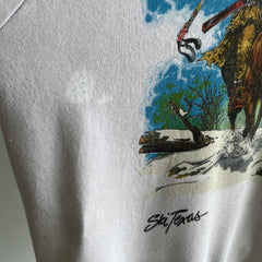 1980s SUPER DUPER STAINED SKI TEXAS SWEATSHIRT