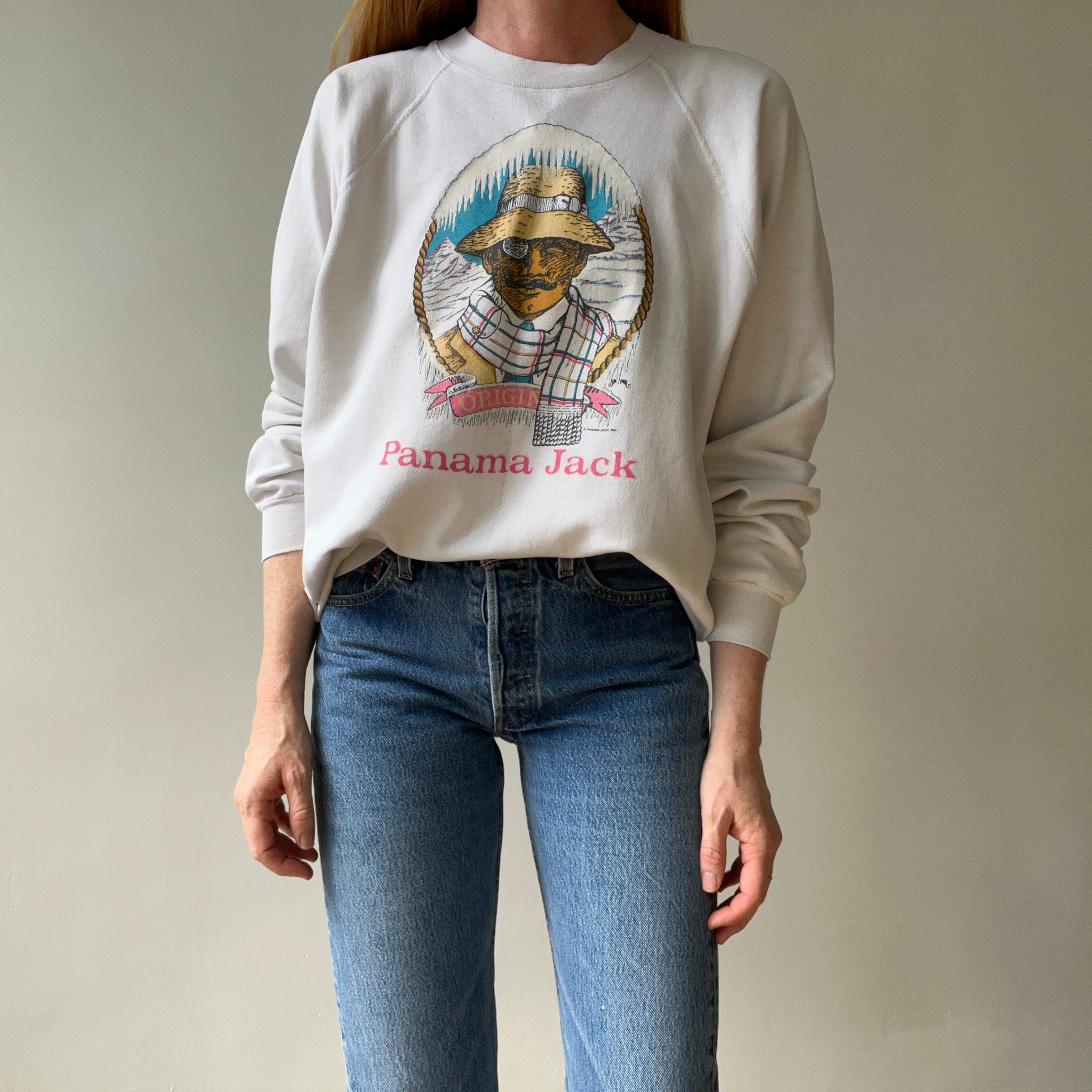 1983 Panama Jack Off White Sweatshirt - 