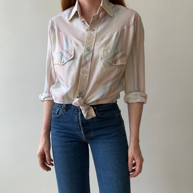 1960s/70s Pearl Snap Western Button Up - !!!! THIS IS A BEAUTY