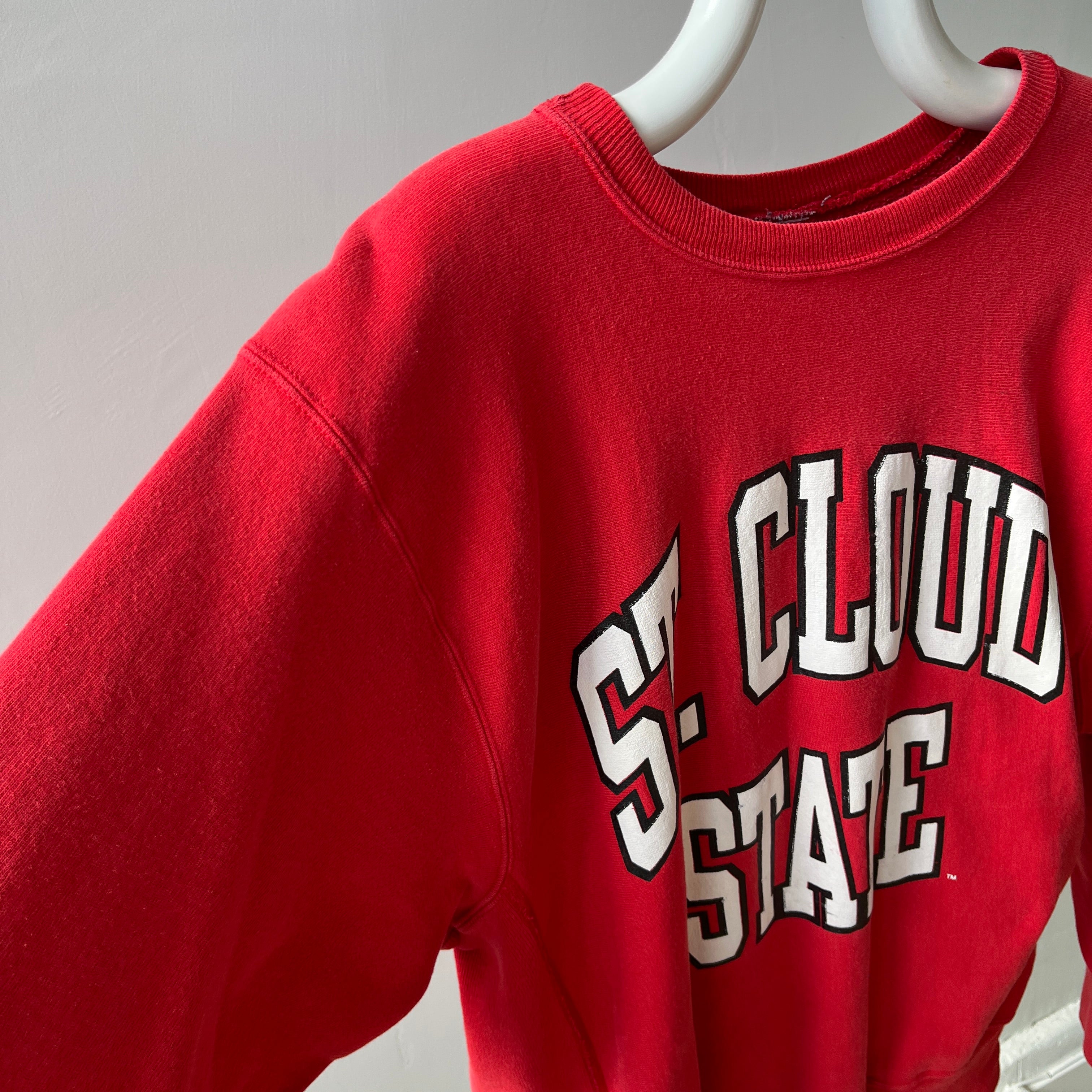 1980s Champion Reverse Weave St. Cloud State USA Made Sweatshirt