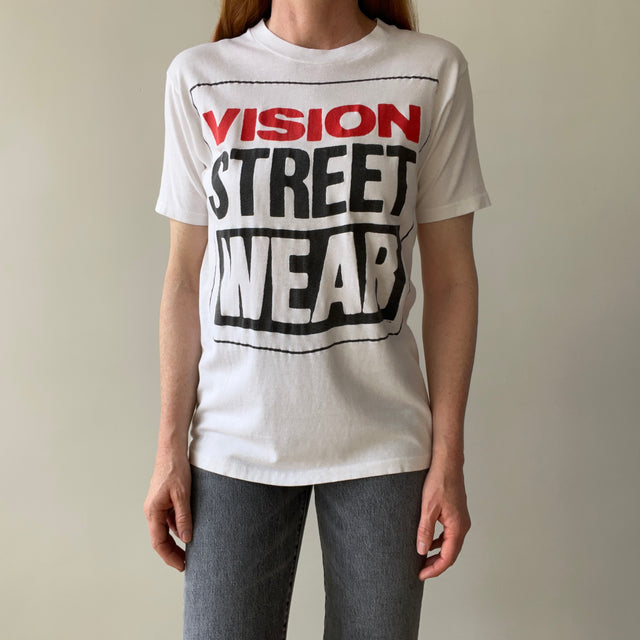 T-shirt teinté de peinture noire vierge des années 00