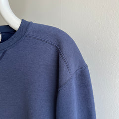 2000s Faded Single V Blank Navy Sweatshirt