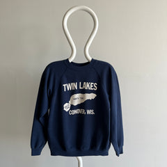 1980s (Early) Twin Lakes Conover, Wisconsin Sweatshirt