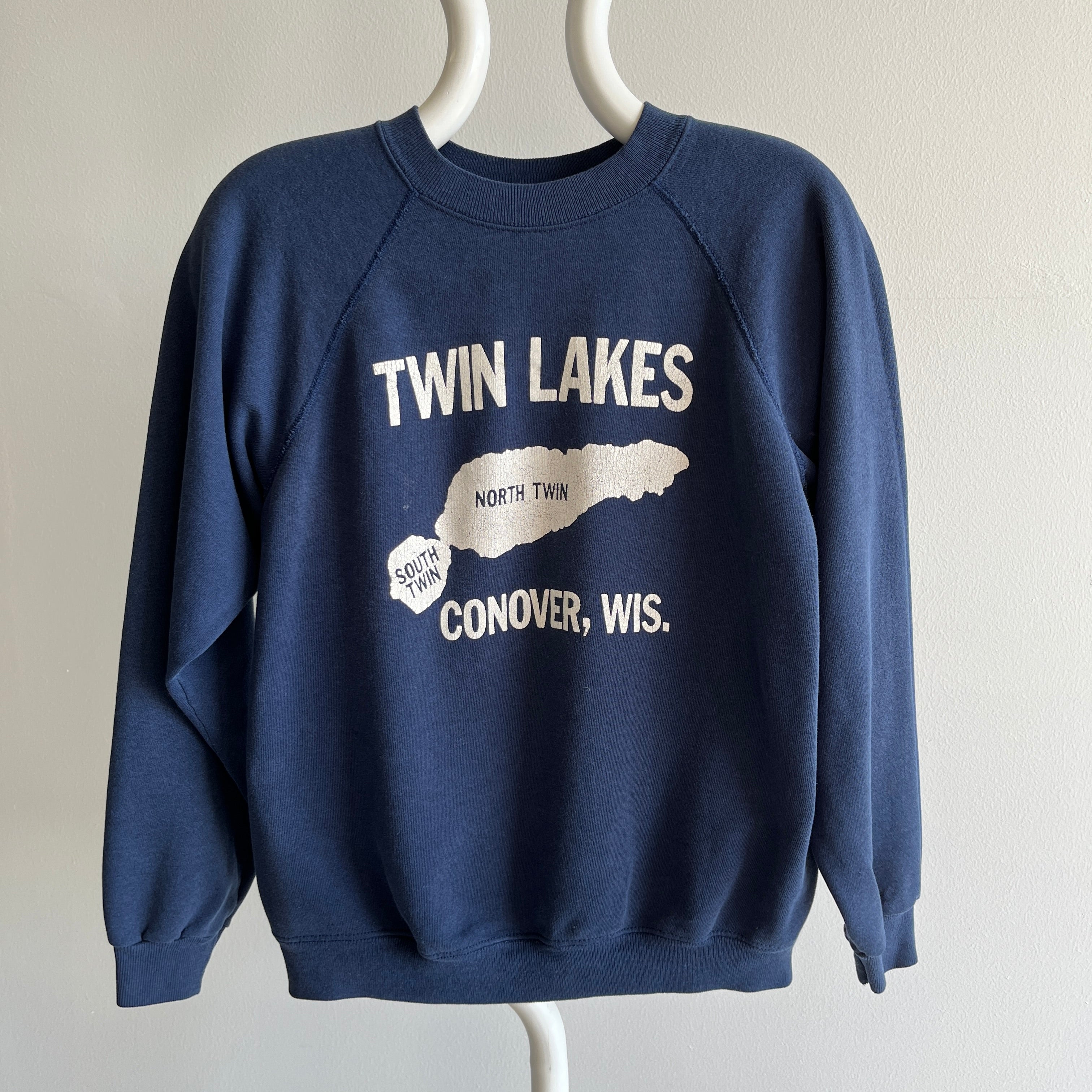 1980s (Early) Twin Lakes Conover, Wisconsin Sweatshirt