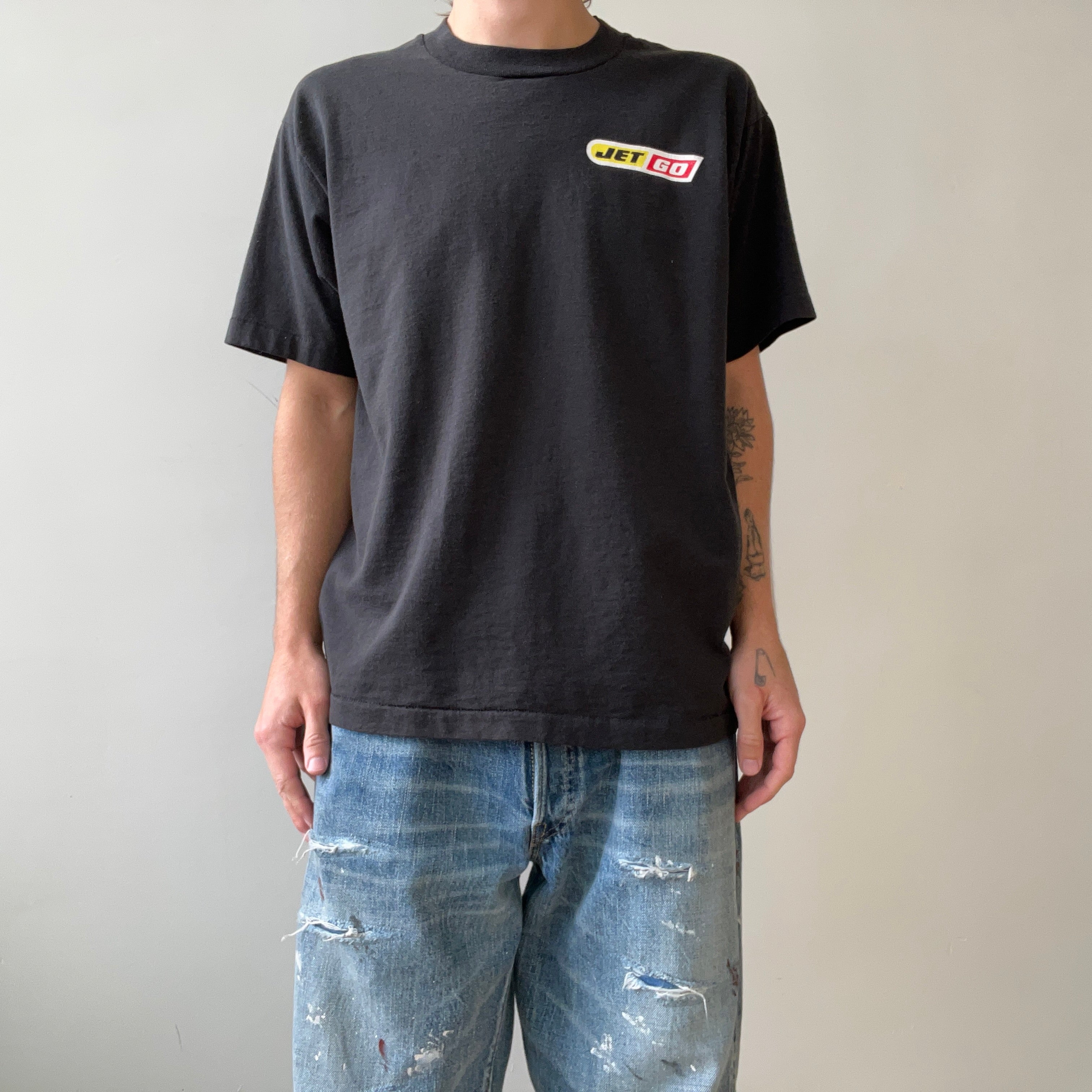 1980s Black Jet Go T Shirt