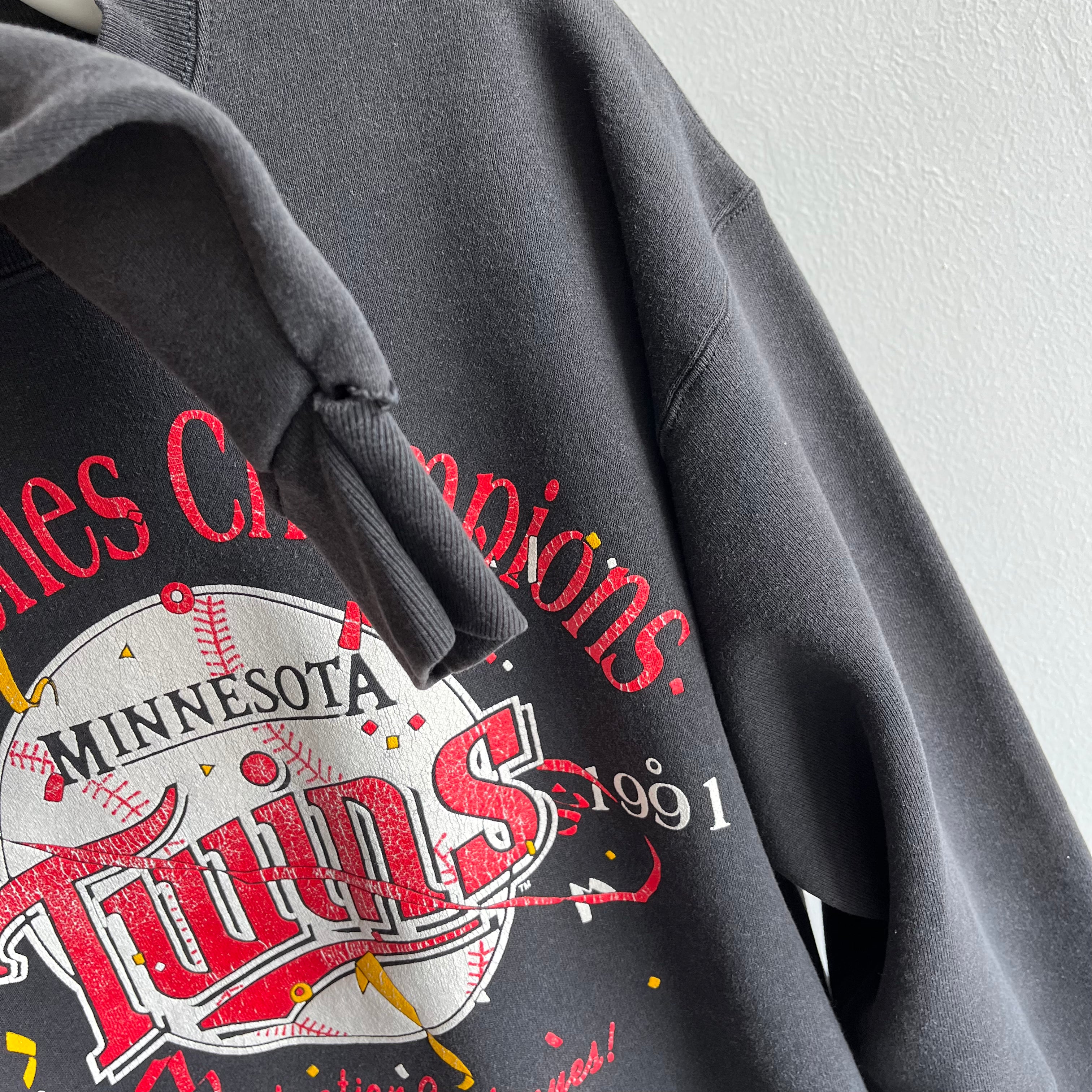 1991 Minnesota Twins World Series Sweatshirt – Red Vintage Co