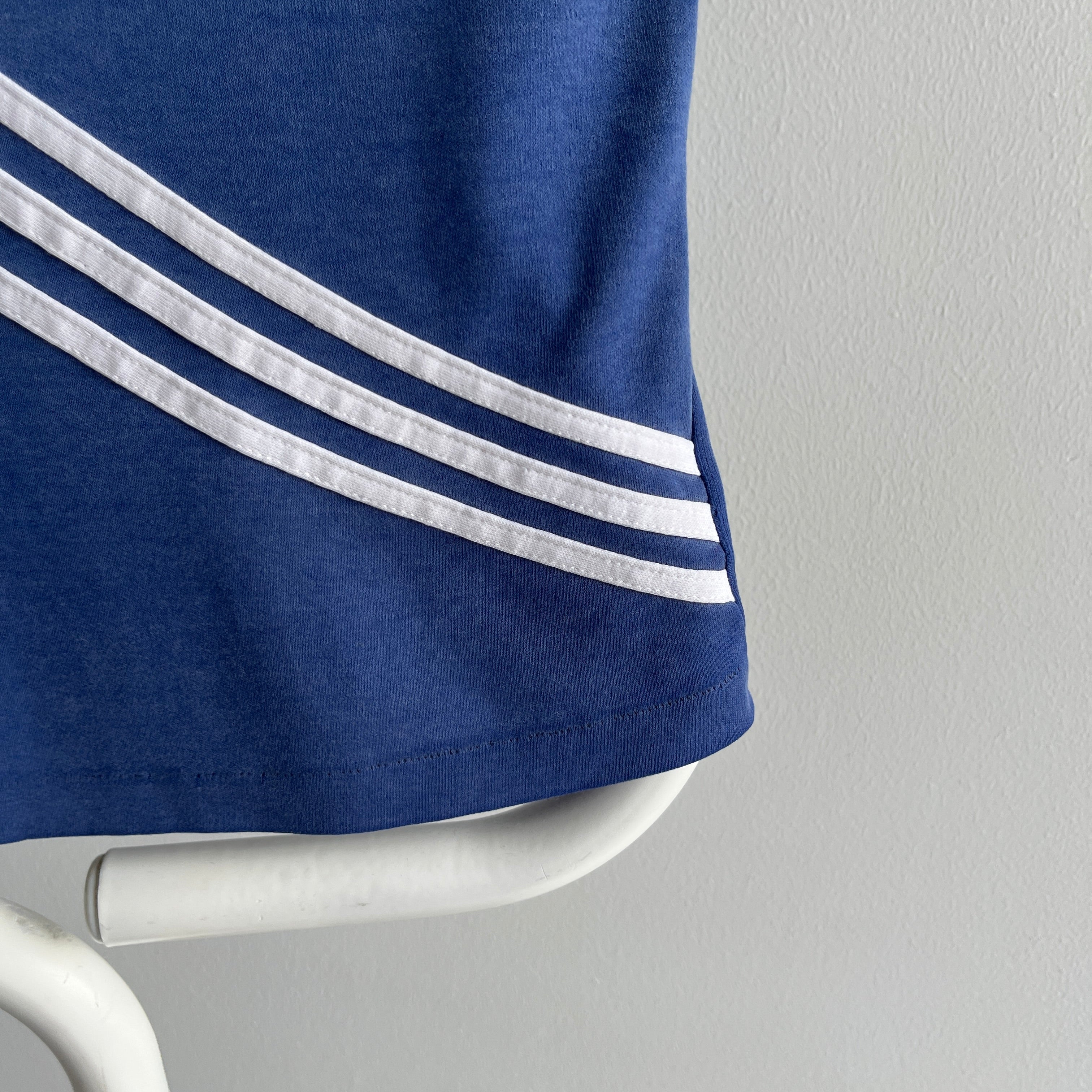 1980s Triple Stripe Fitted Tank Top - THIS