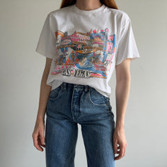 1990s Las Vegas Tourist Tee on an L.L. Bean Cotton T-Shirt - WOW