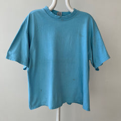 1980s/90s Light Blue Blank T Shirt