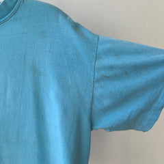 1980s/90s Light Blue Blank T Shirt