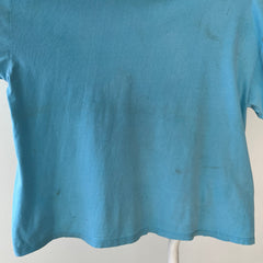 1980s/90s Light Blue Blank T Shirt