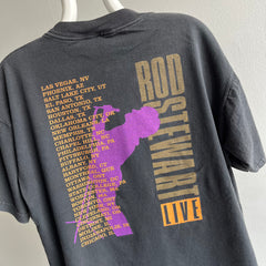 1990s Rod Stewart Live Front and Back T-Shirt