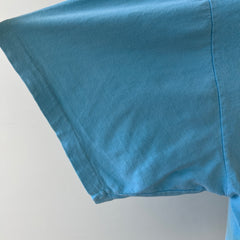 1980s/90s Light Blue Blank T Shirt