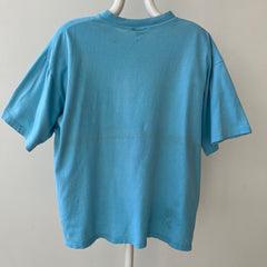 1980s/90s Light Blue Blank T Shirt