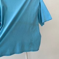 1980s/90s Light Blue Blank T Shirt
