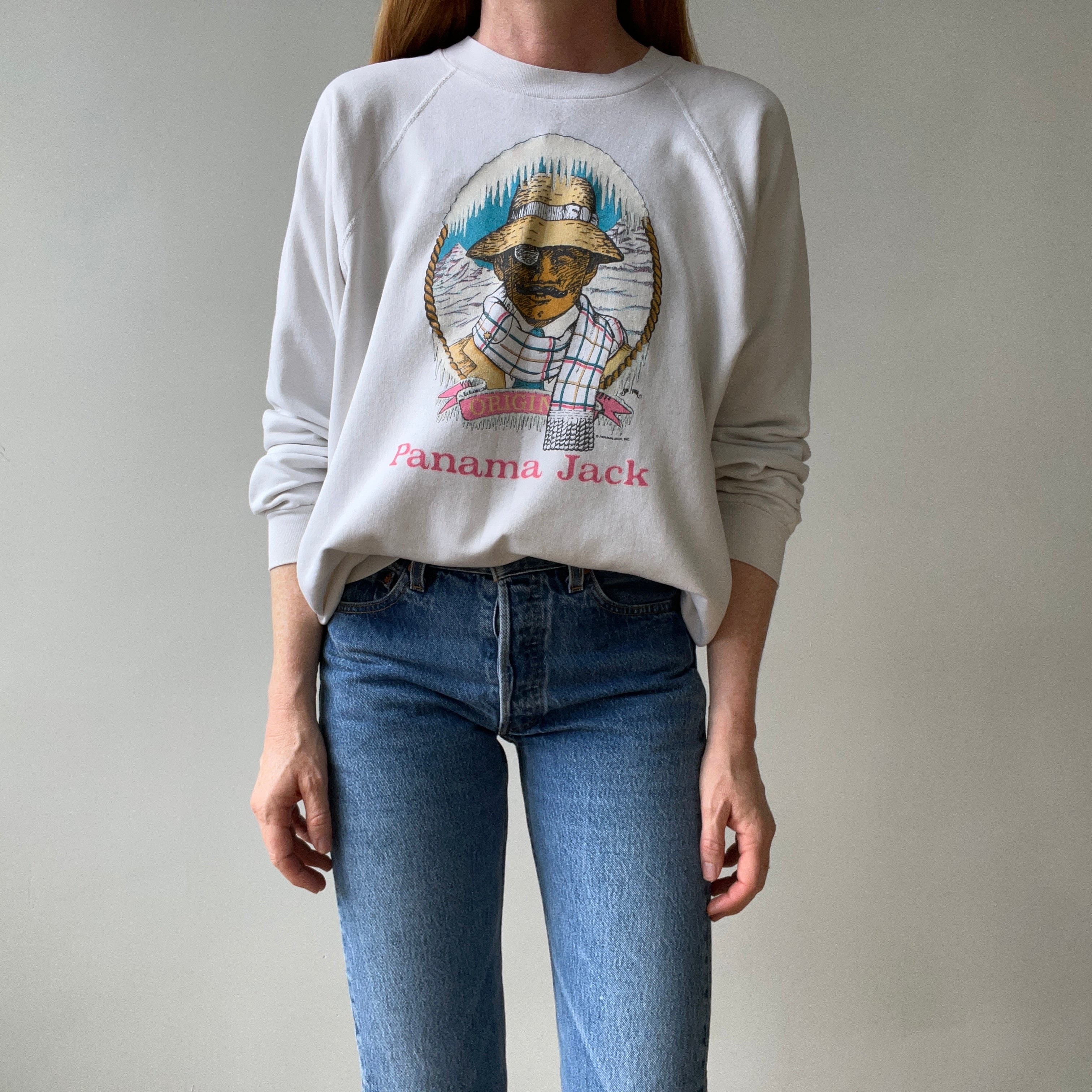 1983 Panama Jack Off White Sweatshirt - 