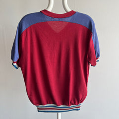 1970/80s Color Block Two Tone - Three Tone - Slouchy T-Shirt