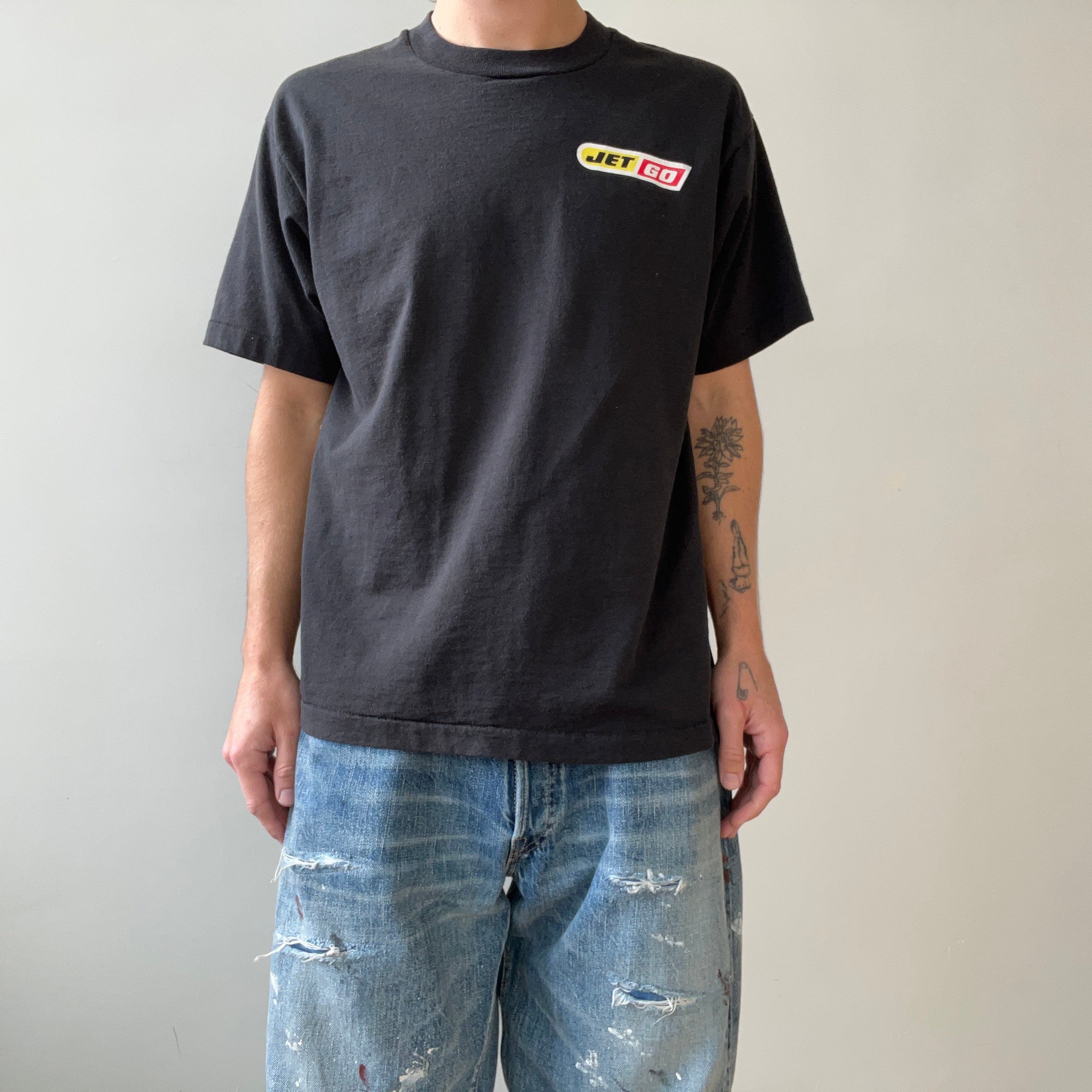 1980s Black Jet Go T Shirt