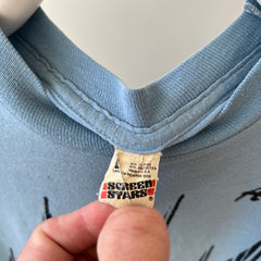 1970s/80s Baby Blue Atlantic City T Shirt