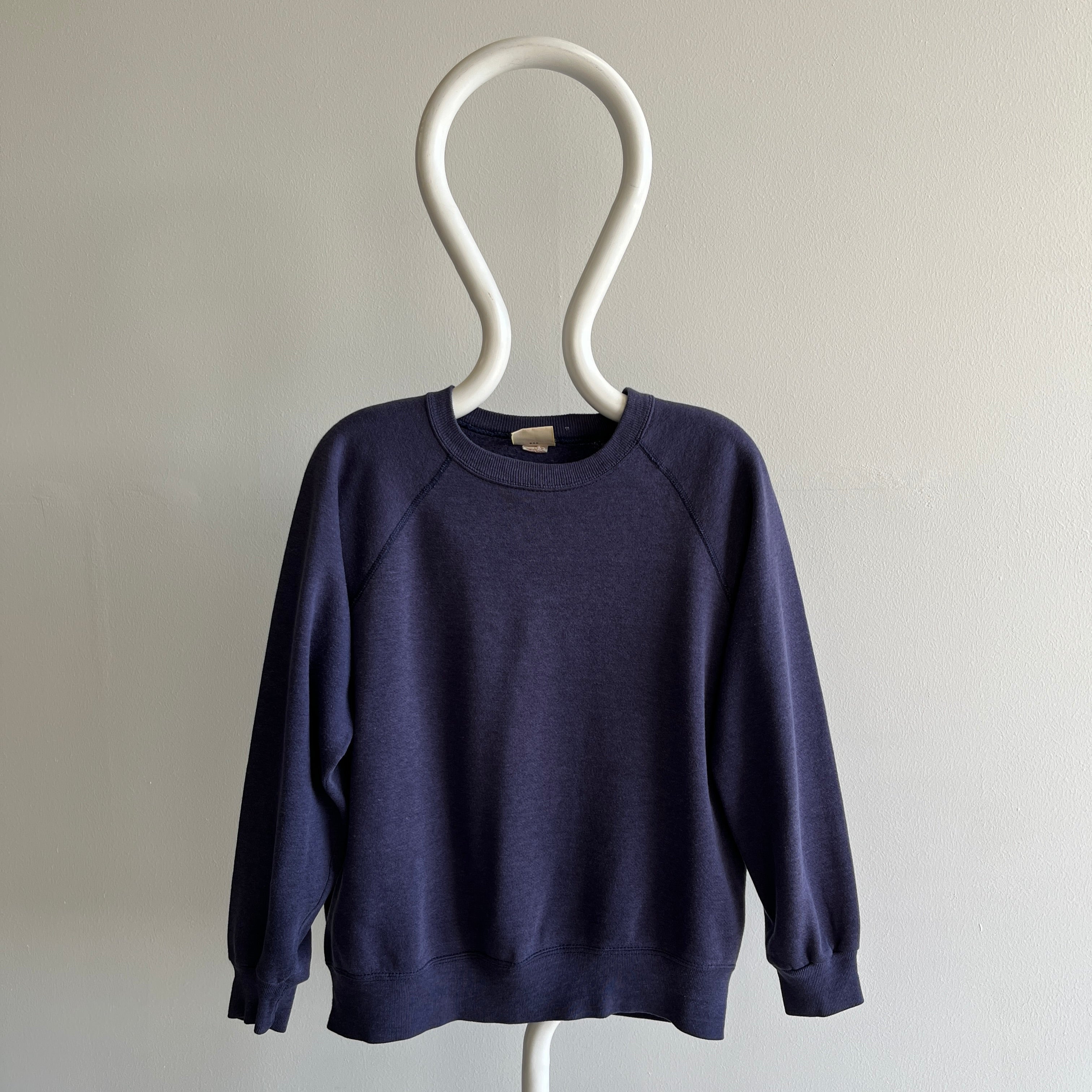 1980s - Luxury Alert - Faded Navy Sweatshirt - THIS