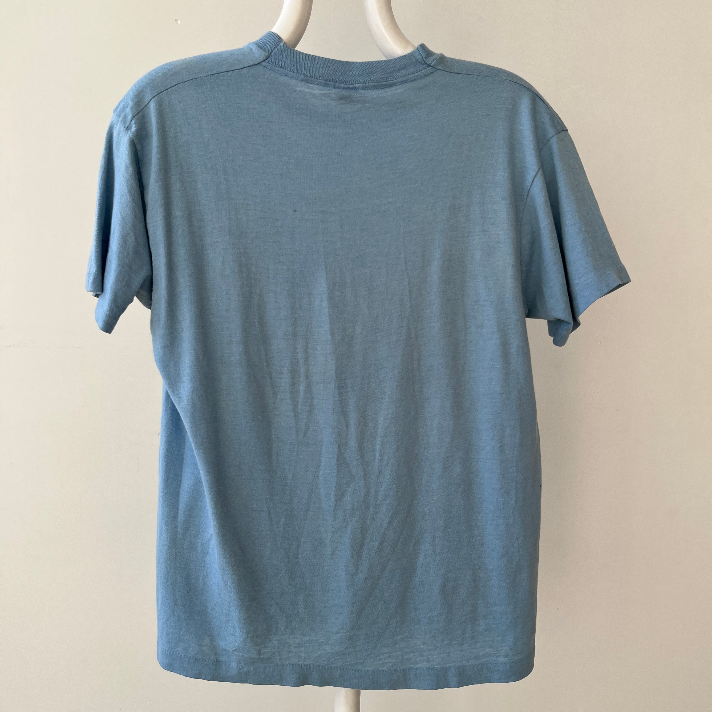1970s/80s Baby Blue Atlantic City T Shirt