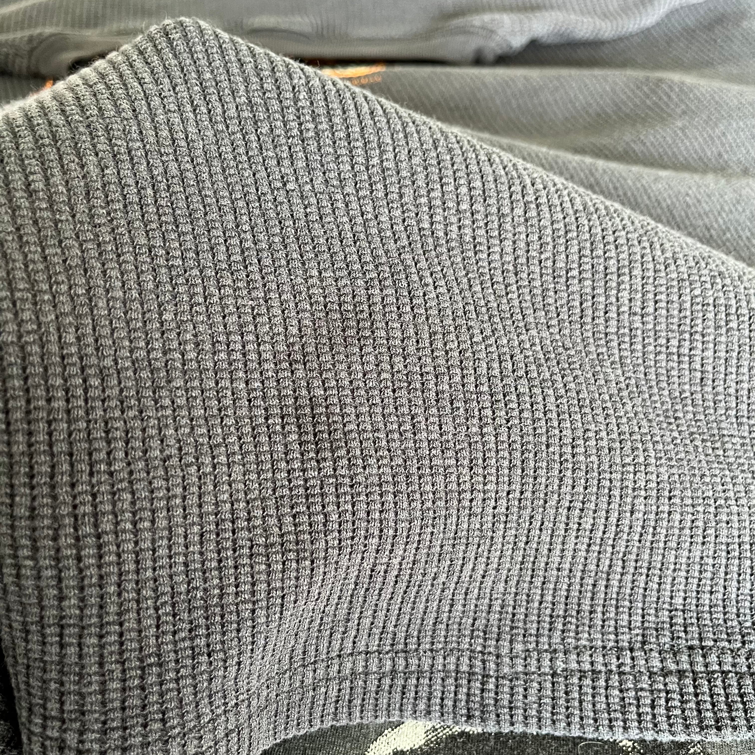 1999 Harley Waffle Knit Long Sleeve Front and Back Shirt