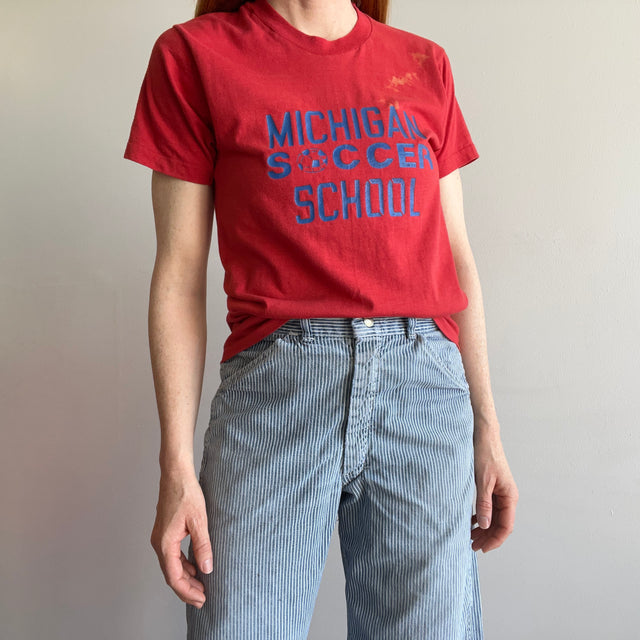 1970s Michigan Soccer School T-Shirt