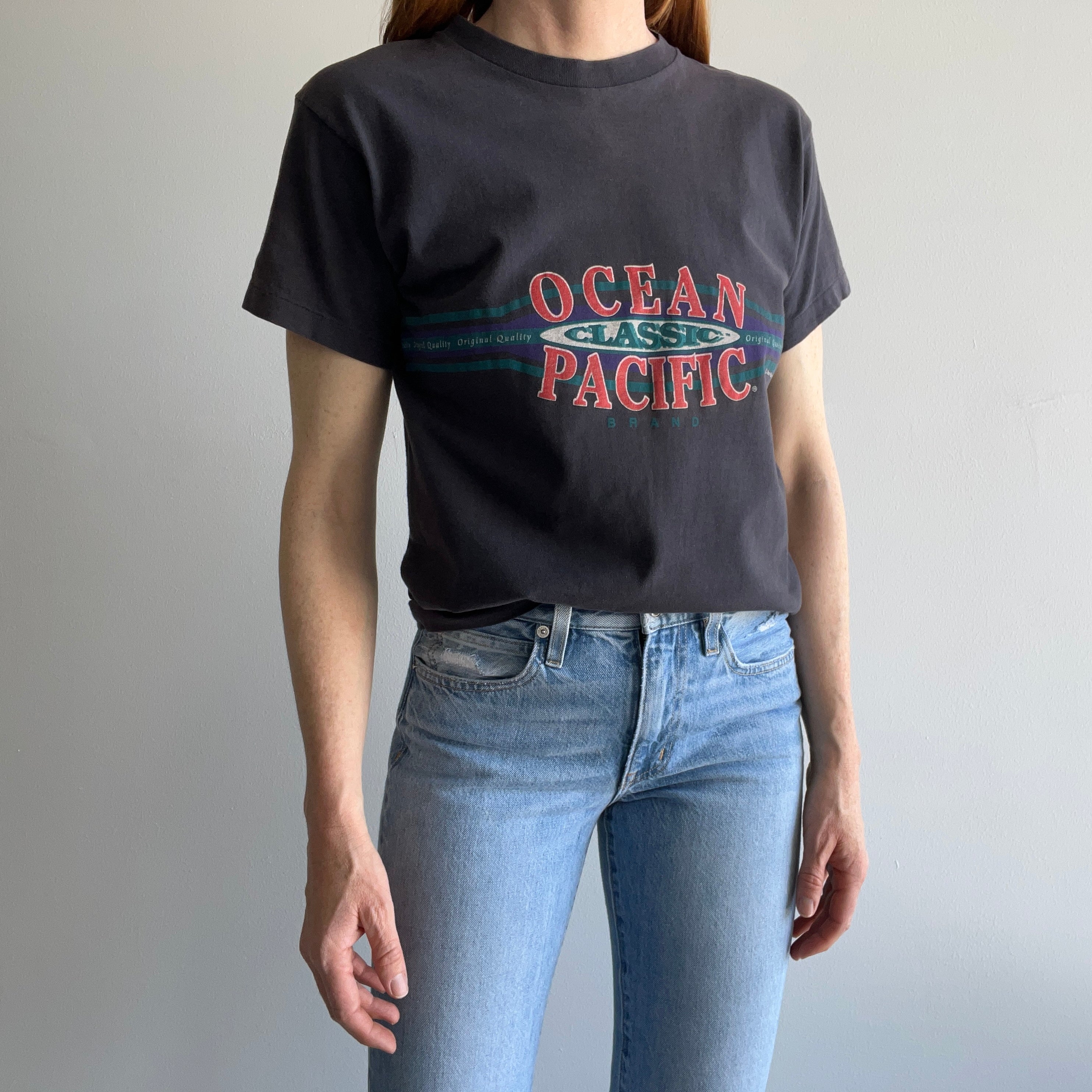 1992 Ocean Pacific Wrap Around T-Shirt