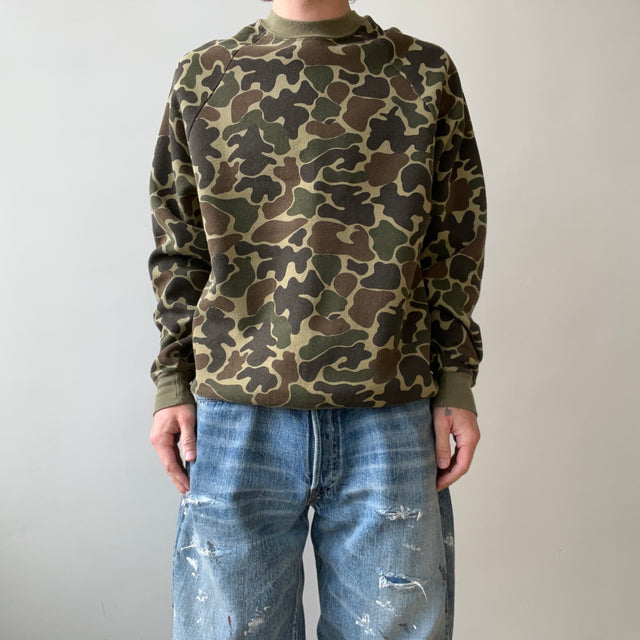 1970s/80s Camo Raglan Sweatshirt