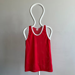 1970s Nylon Mesh Tank Top No. 12 on The Backside