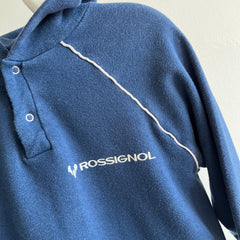 1970/80s Rossignol Ski Henley Hoodie - Oh My!