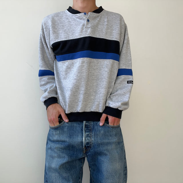 1980s Wilson Double Striped Sweatshirt