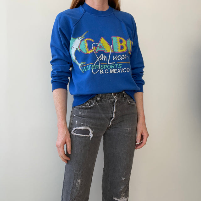 1980s Cabo San Lucas Water SPorts B.C. Mexico Sweatshirt