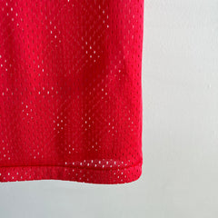 1970s Nylon Mesh Tank Top No. 12 on The Backside