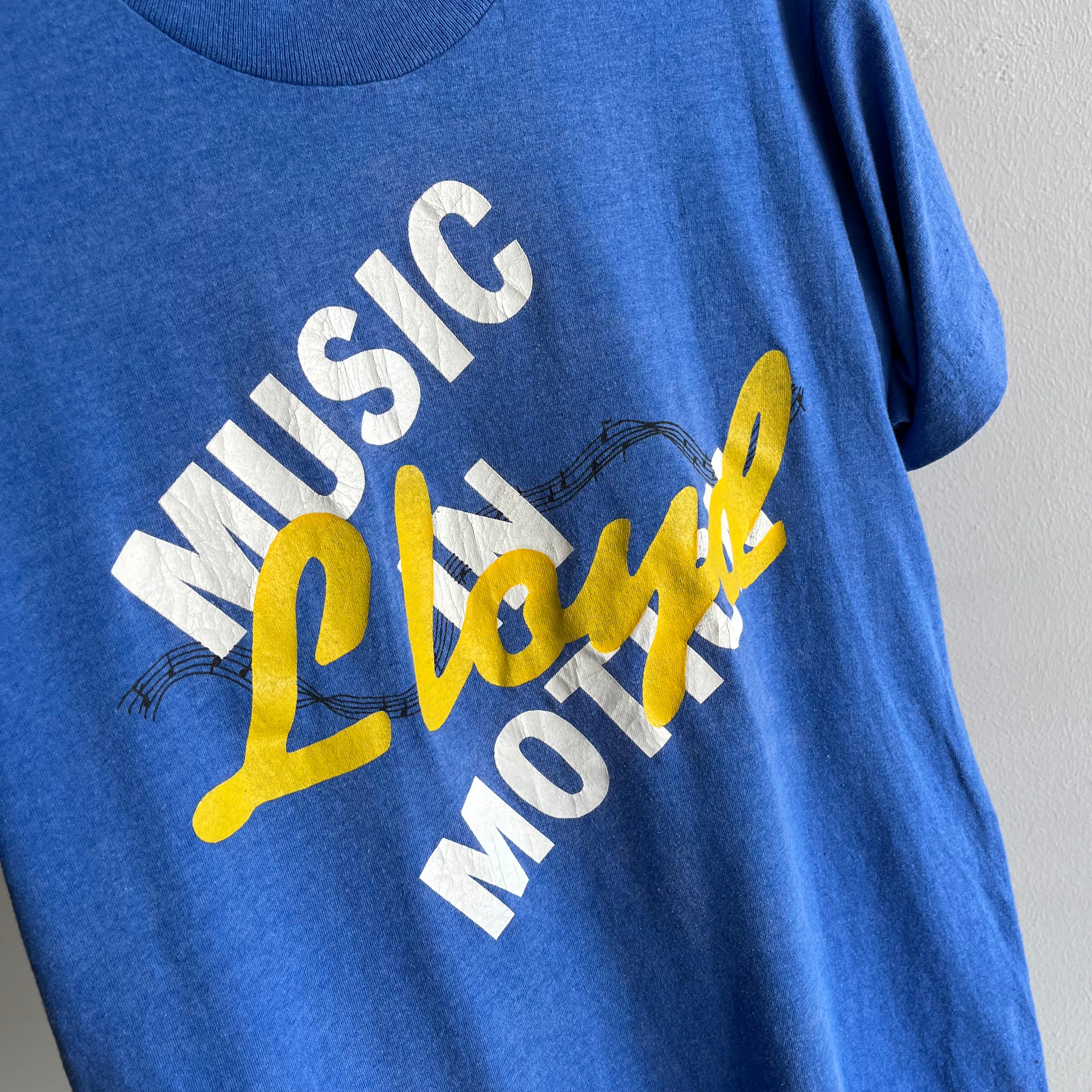 1980s Music In Motion T-Shirt by Screen Stars