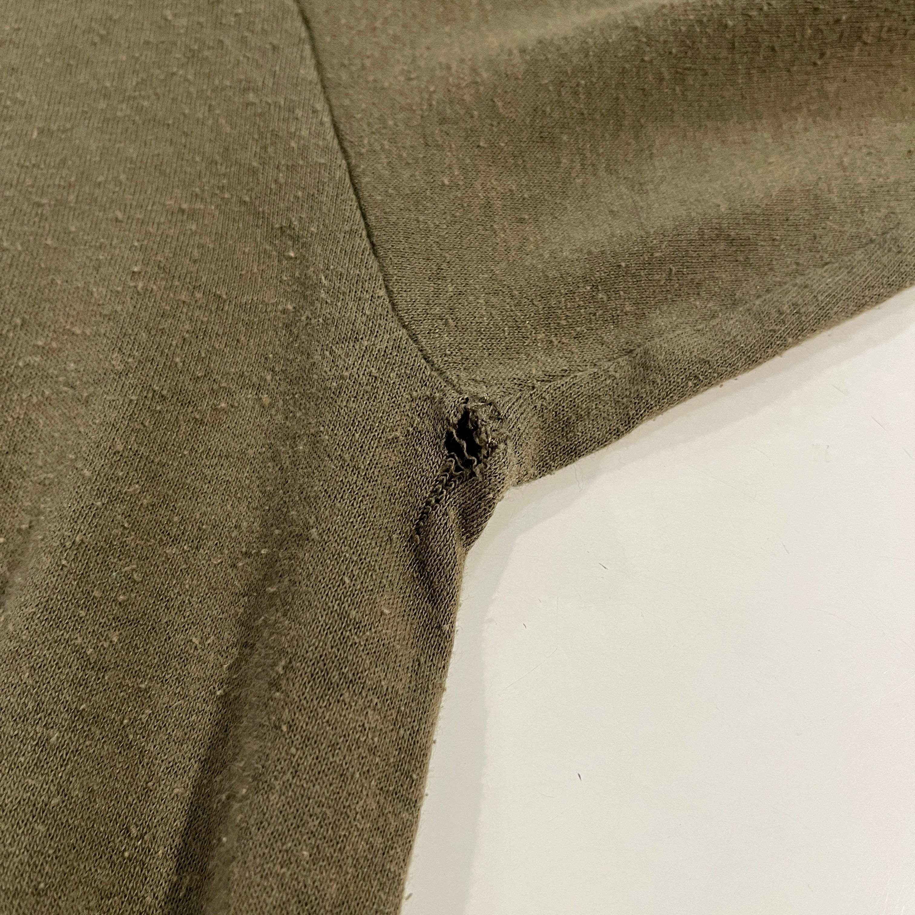 1980s Blank Olive Green T Shirt