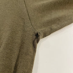 1980s Blank Olive Green T Shirt