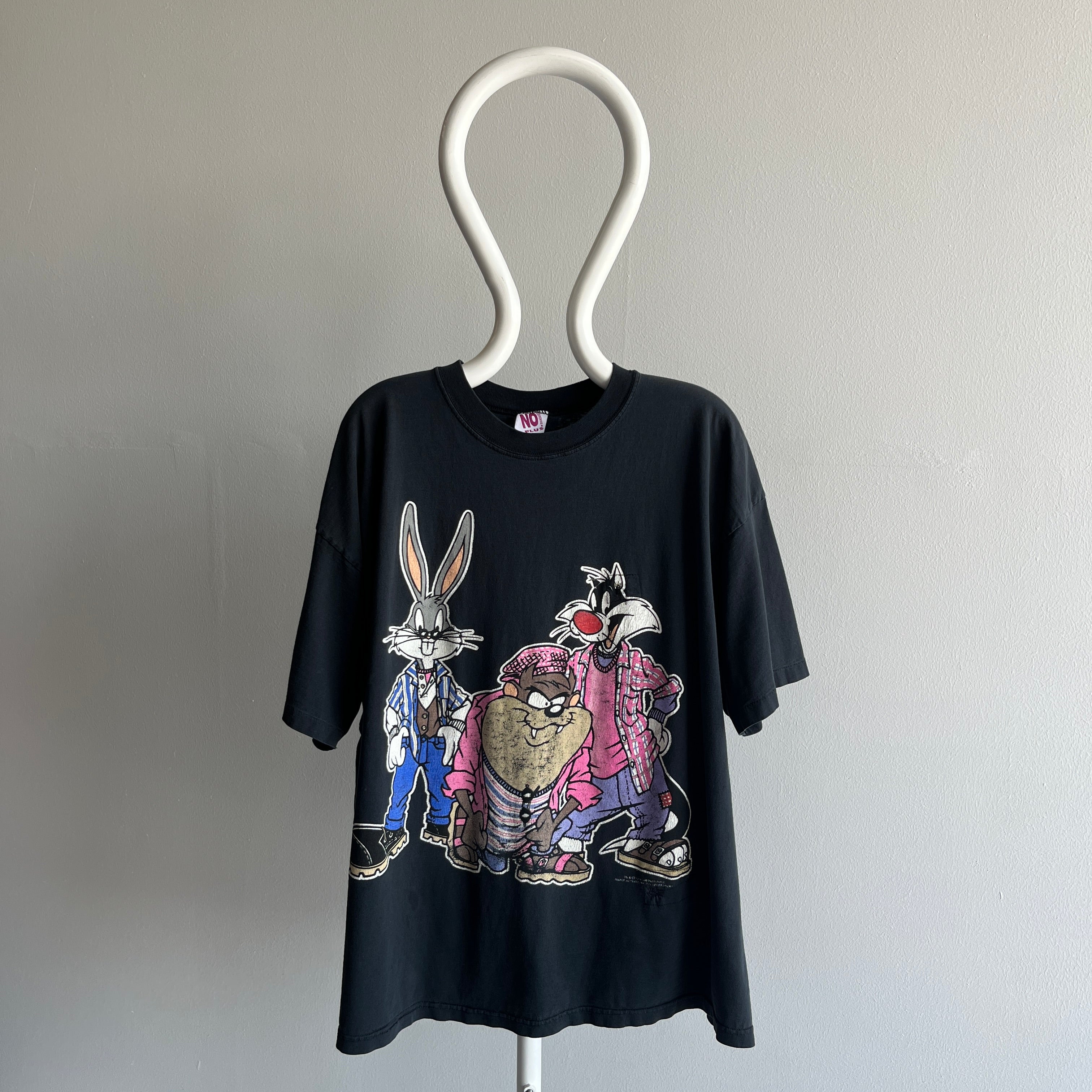 1990s Buggs Bunny, Taz(manian) Devil and Sylvester Warner Bros Mended Epic T-Shirt