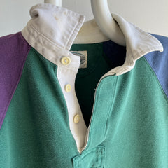 1990s Britches Brand Color Block Rugby Shirt