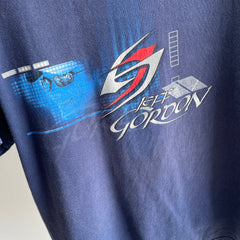 2000s Jeff Gordon Dupont Nascar Front and Back Cotton T-Shirt