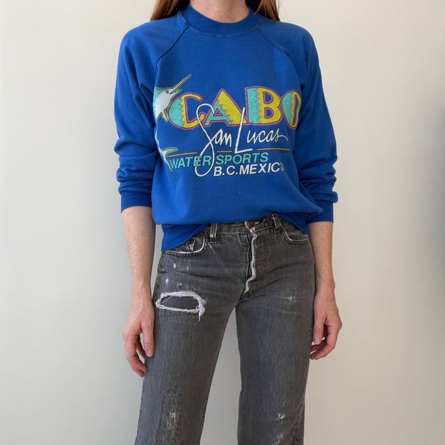 1980s Cabo San Lucas Water SPorts B.C. Mexico Sweatshirt