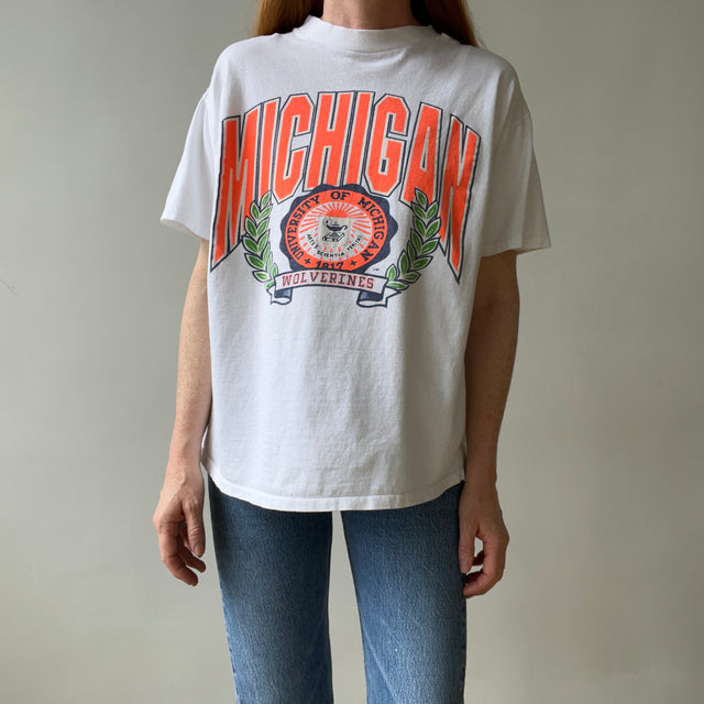 1980s Michigan Wolverines T Shirt
