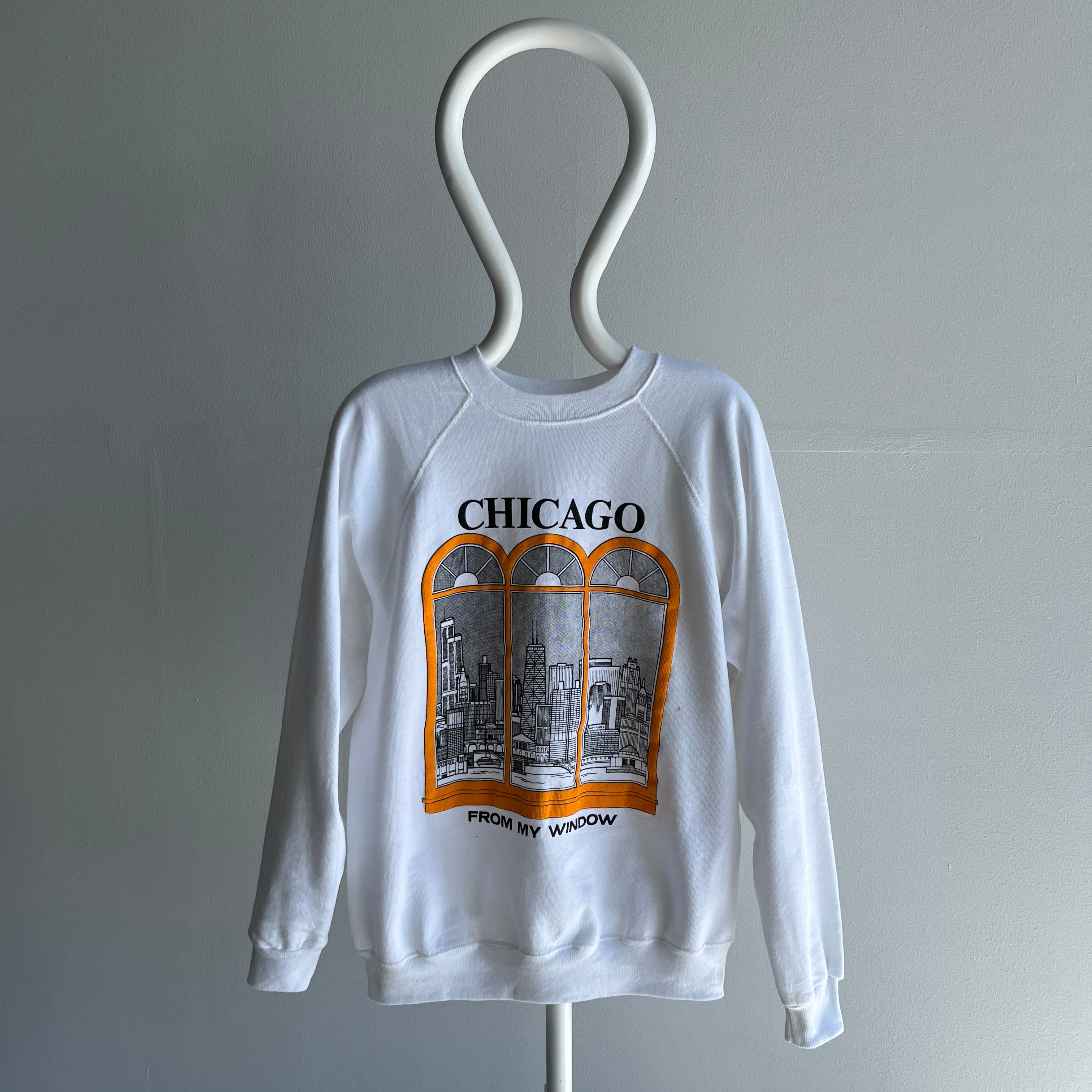 1980s Chicago From My Window Sweatshirt