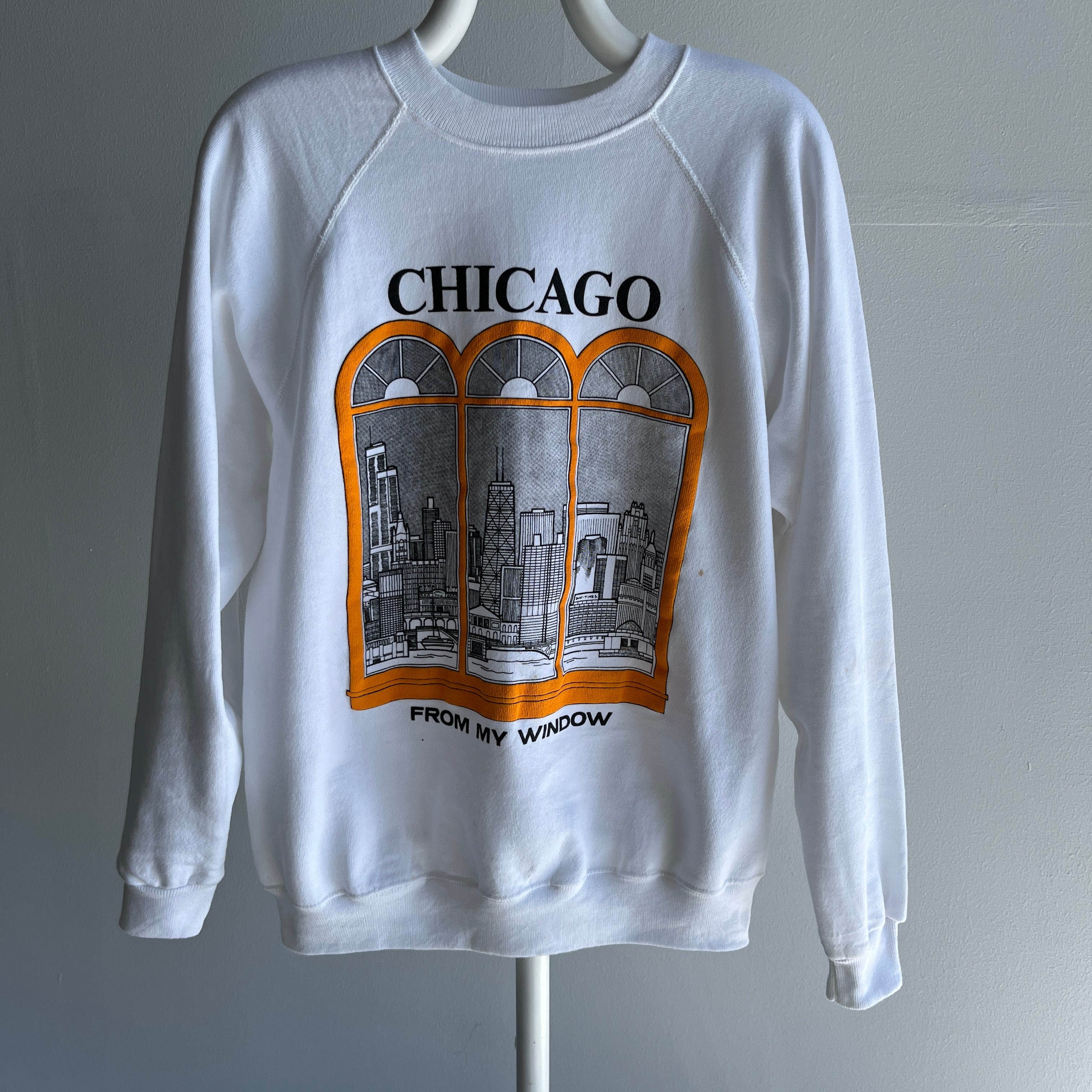 1980s Chicago From My Window Sweatshirt