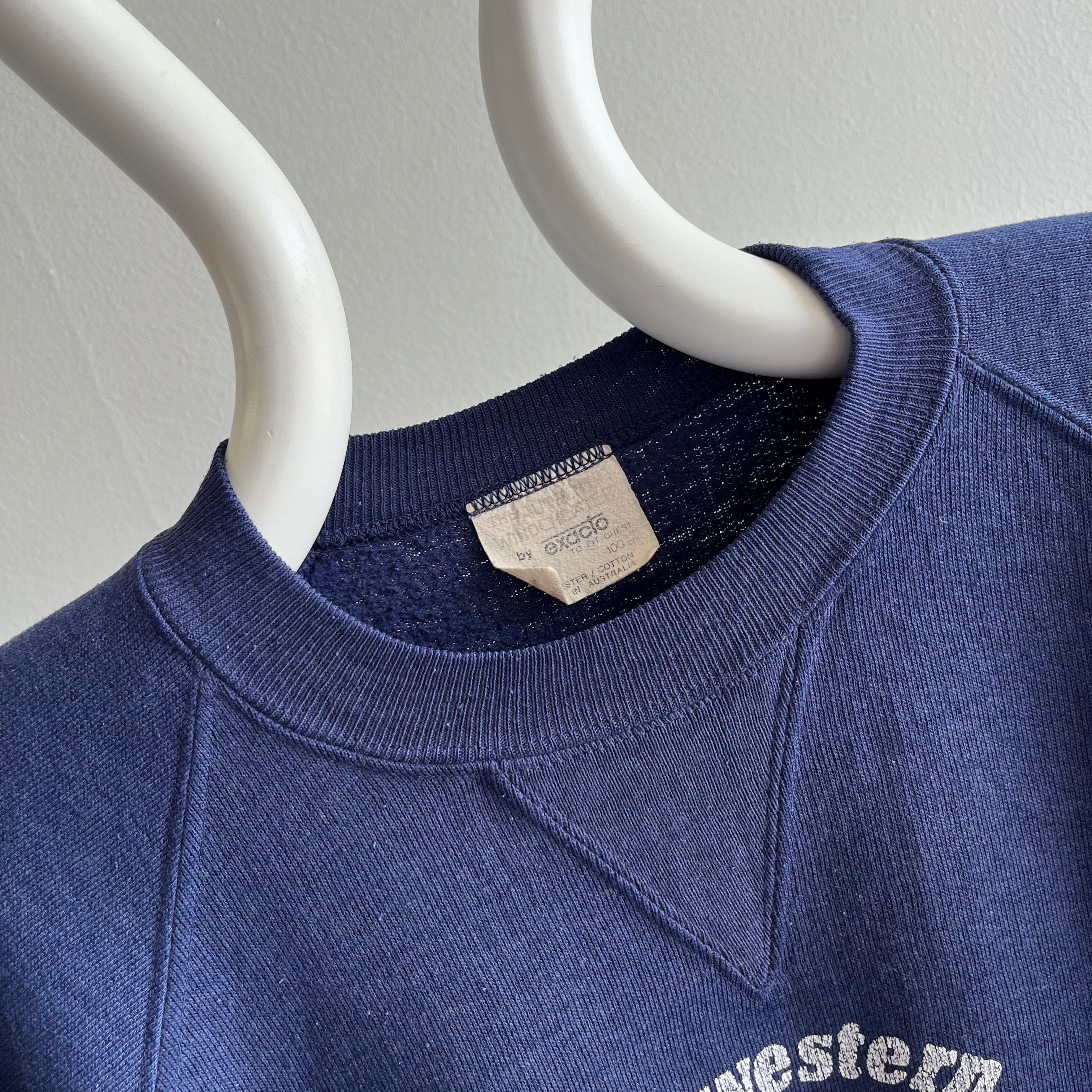 1970s University of Western Australia Faded and Worn Sweatshirt